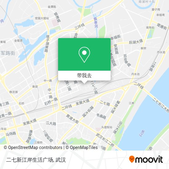 二七新江岸生活广场地图