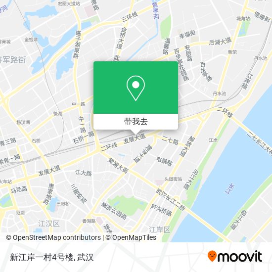 新江岸一村4号楼地图