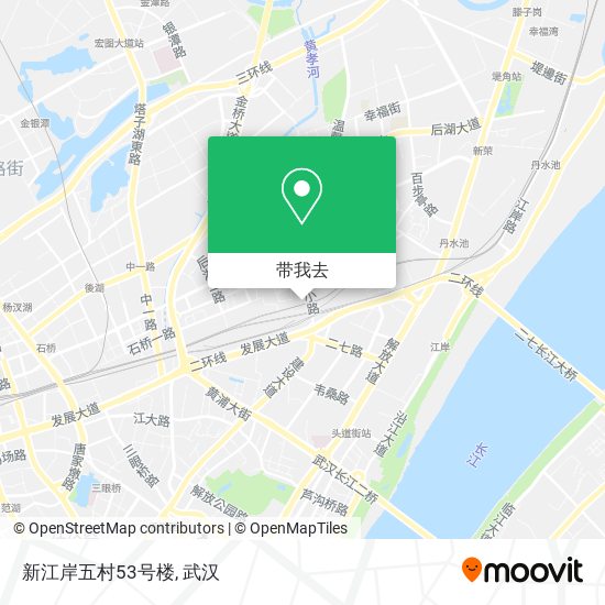 新江岸五村53号楼地图