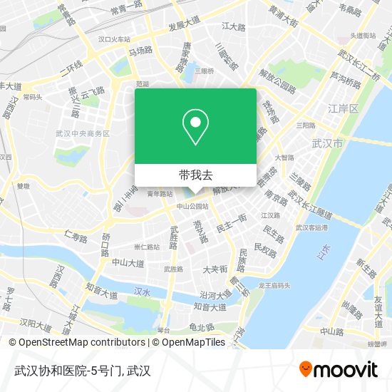武汉协和医院-5号门地图