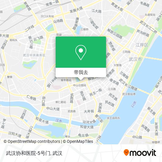 武汉协和医院-5号门地图