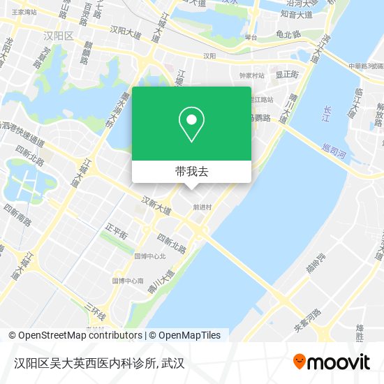 汉阳区吴大英西医内科诊所地图