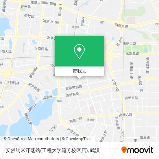 安然纳米汗蒸馆(工程大学流芳校区店)地图