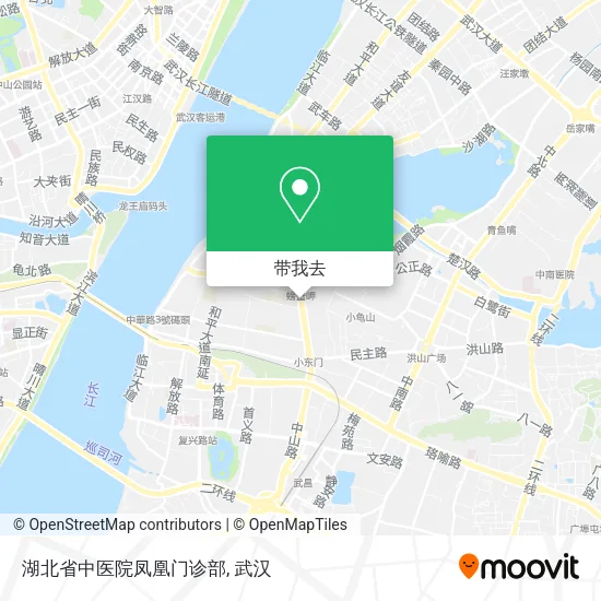 湖北省中医院凤凰门诊部地图