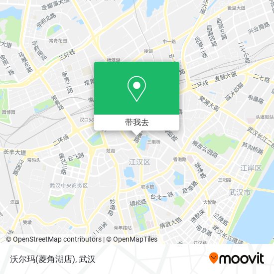 沃尔玛(菱角湖店)地图