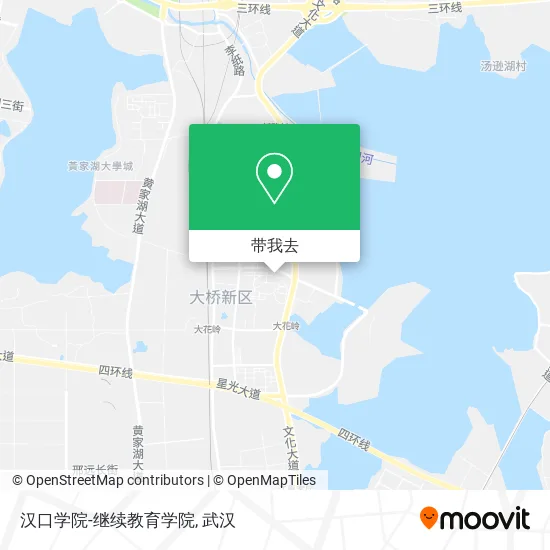 汉口学院-继续教育学院地图