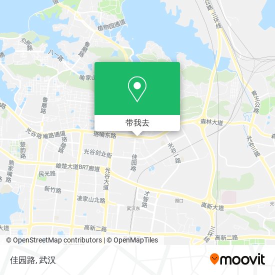 佳园路地图
