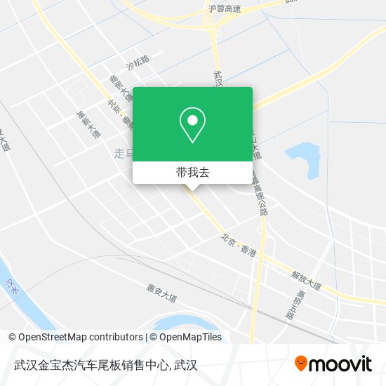 武汉金宝杰汽车尾板销售中心地图