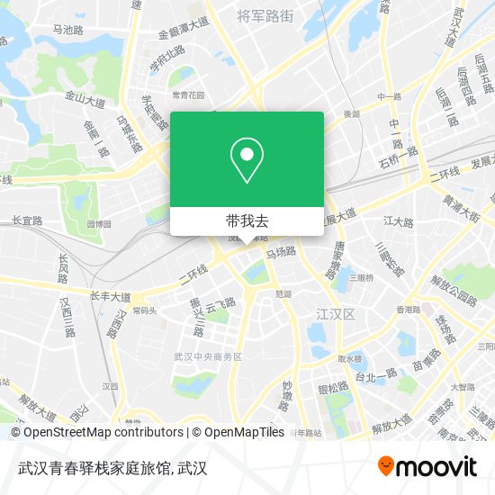 武汉青春驿栈家庭旅馆地图