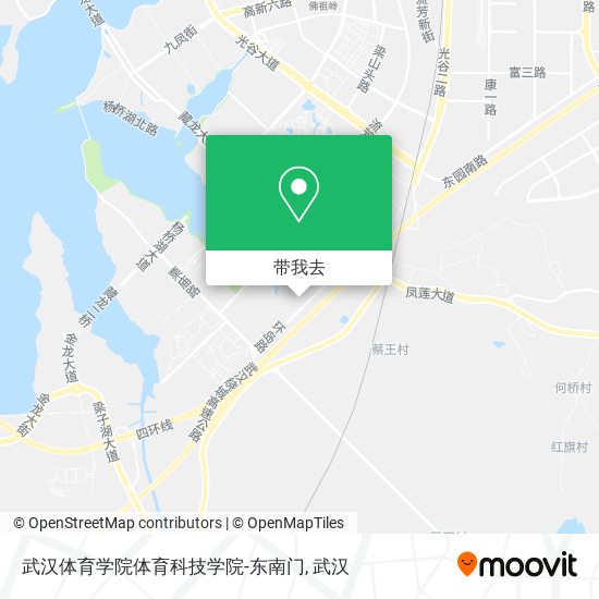 武汉体育学院体育科技学院-东南门地图