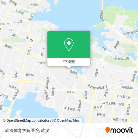 武汉体育学院医院地图