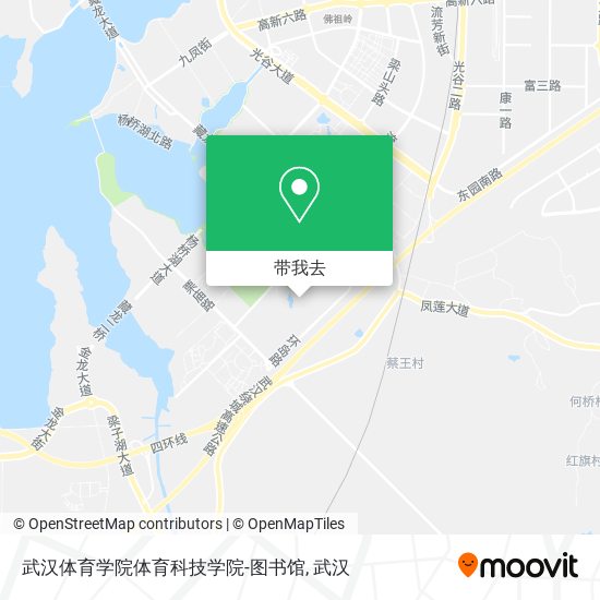 武汉体育学院体育科技学院-图书馆地图