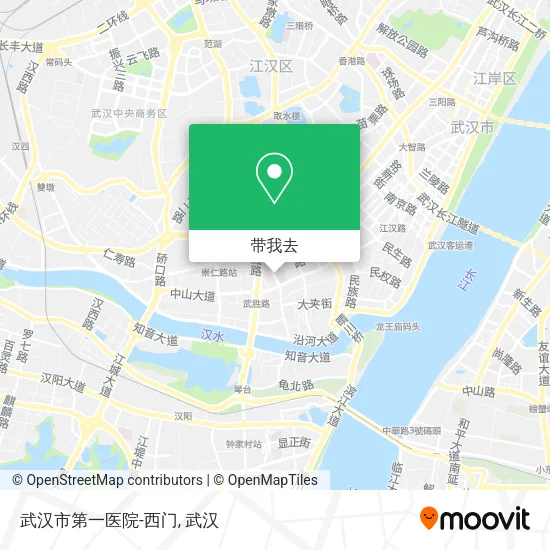 武汉市第一医院-西门地图