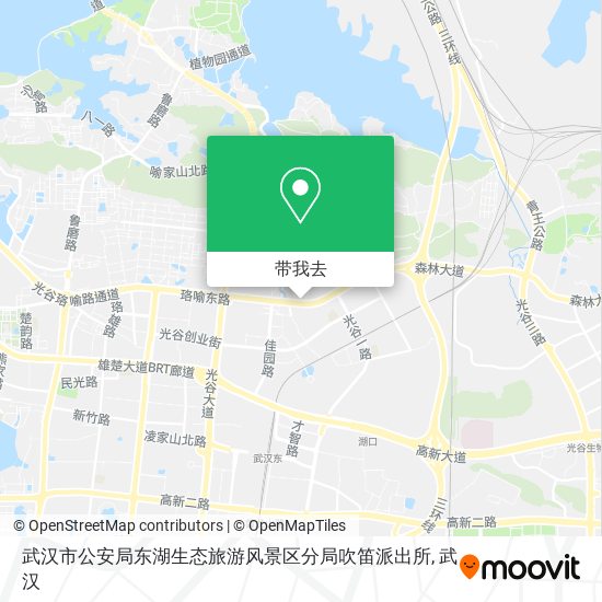 武汉市公安局东湖生态旅游风景区分局吹笛派出所地图