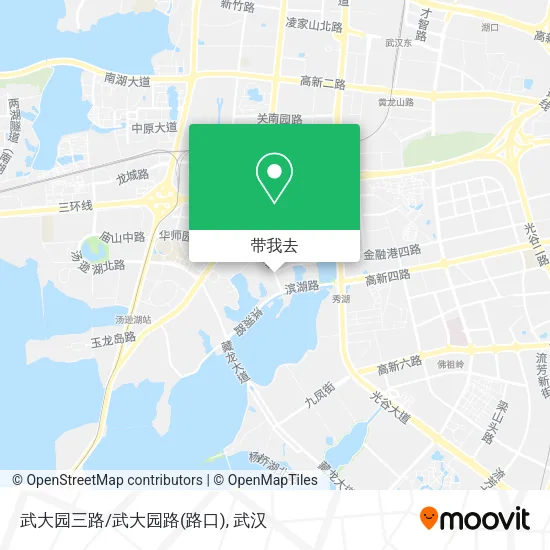 武大园三路/武大园路(路口)地图