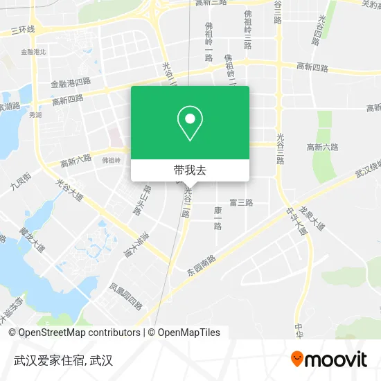武汉爱家住宿地图