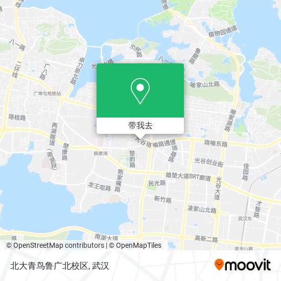 北大青鸟鲁广北校区地图