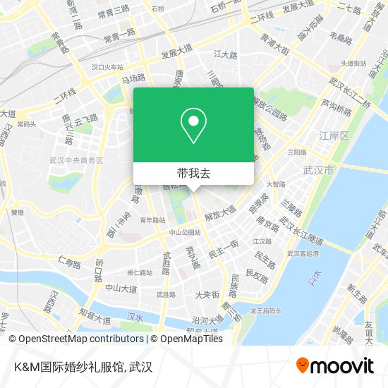 K&M国际婚纱礼服馆地图