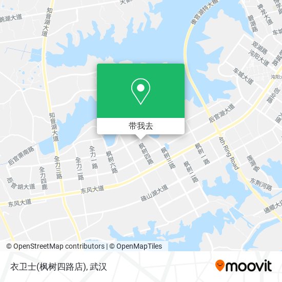 衣卫士(枫树四路店)地图
