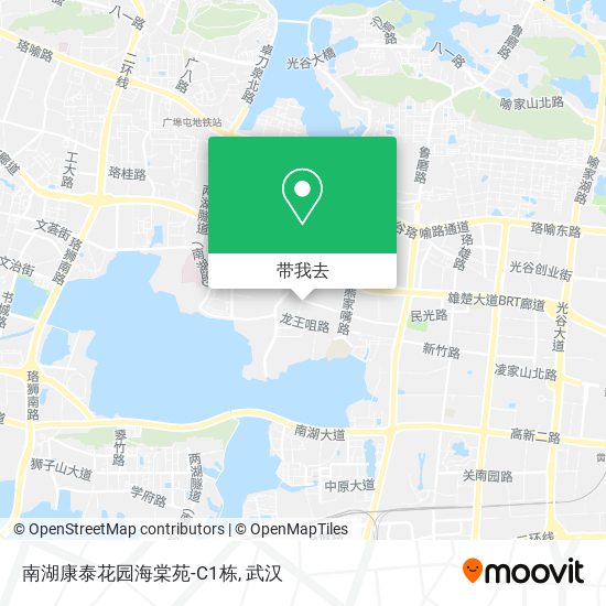 南湖康泰花园海棠苑-C1栋地图