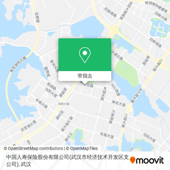 中国人寿保险股份有限公司(武汉市经济技术开发区支公司)地图