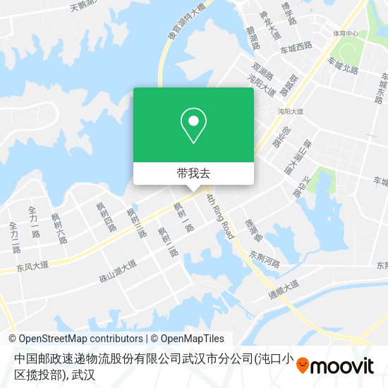 中国邮政速递物流股份有限公司武汉市分公司(沌口小区揽投部)地图