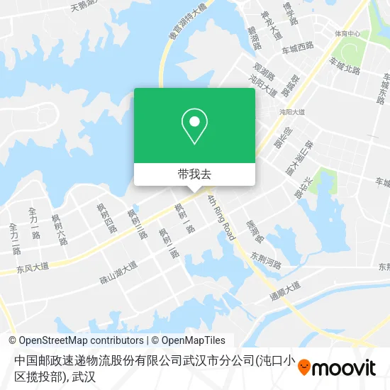 中国邮政速递物流股份有限公司武汉市分公司(沌口小区揽投部)地图