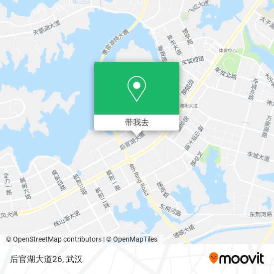 后官湖大道26地图