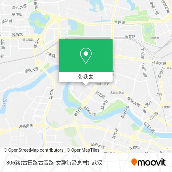 806路(古田路古音路-文馨街潘息村)地图