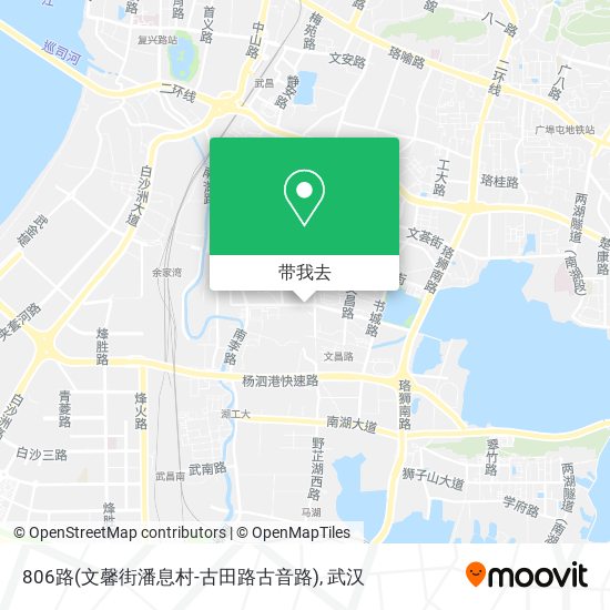806路(文馨街潘息村-古田路古音路)地图