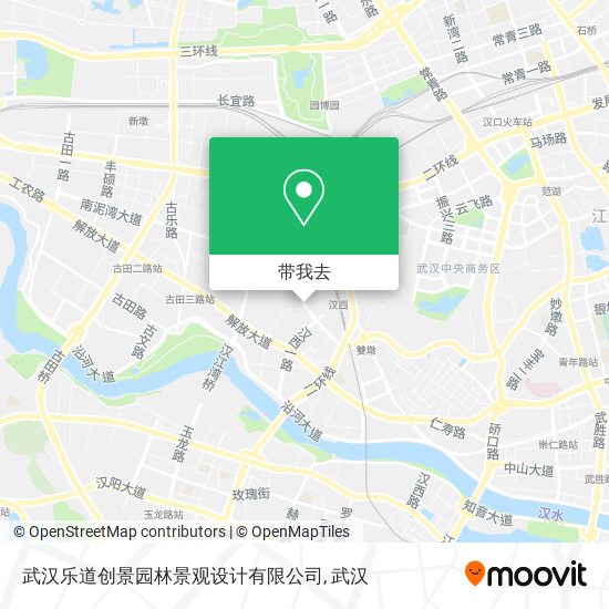 武汉乐道创景园林景观设计有限公司地图