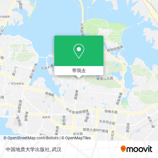 中国地质大学出版社地图