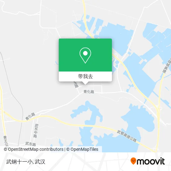 武钢十一小地图