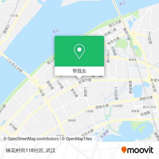 钢花村街118社区地图
