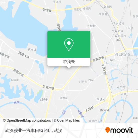 武汉骏业一汽丰田特约店地图
