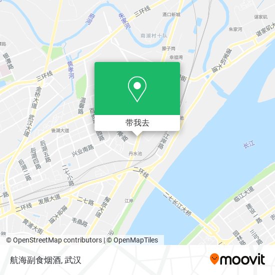 航海副食烟酒地图