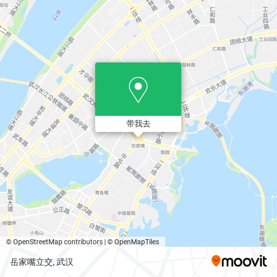 岳家嘴立交地图