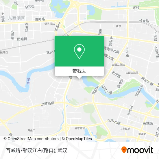 百威路/鄂汉江右(路口)地图