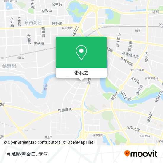 百威路黄金口地图