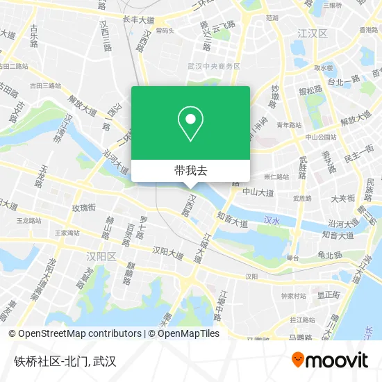 铁桥社区-北门地图