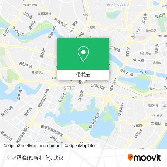 皇冠蛋糕(铁桥村店)地图