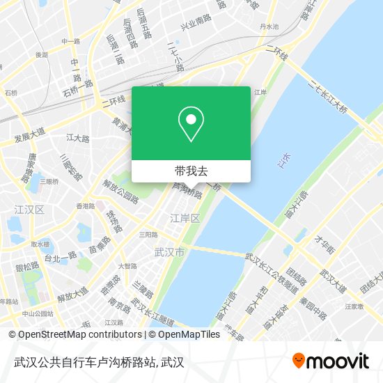 武汉公共自行车卢沟桥路站地图
