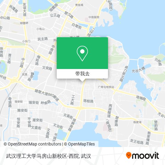 武汉理工大学马房山新校区-西院地图