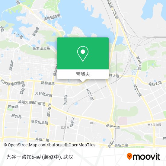 光谷一路加油站(装修中)地图