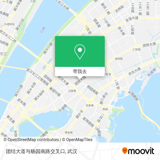 团结大道与杨园南路交叉口地图