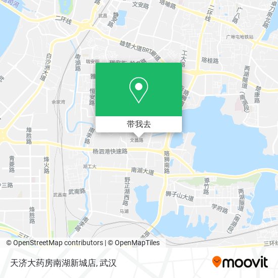 天济大药房南湖新城店地图