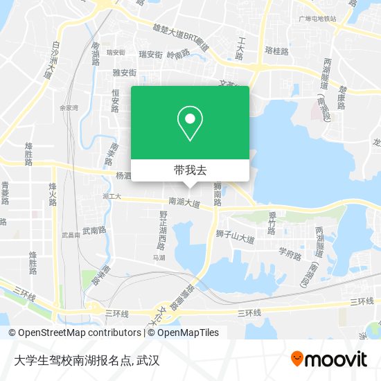 大学生驾校南湖报名点地图
