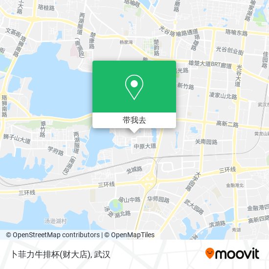 卜菲力牛排杯(财大店)地图