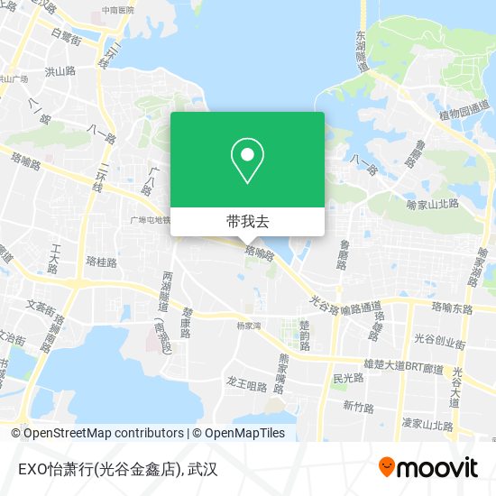 EXO怡萧行(光谷金鑫店)地图