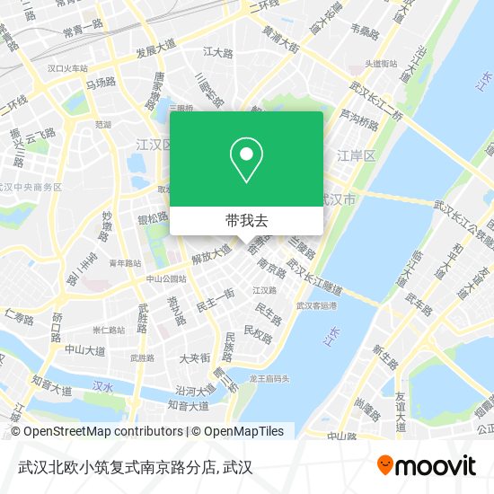 武汉北欧小筑复式南京路分店地图